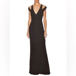 V-Neck Evening Gown